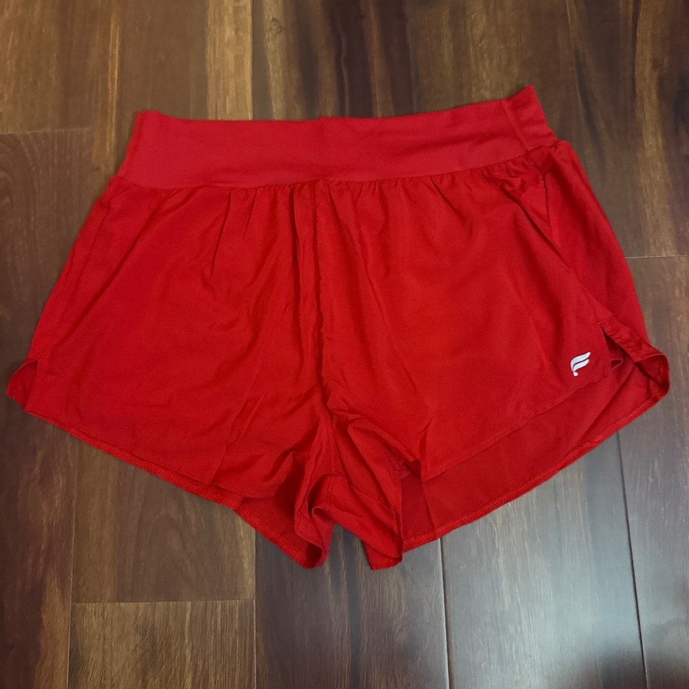 FABLETICS Red Shorts Size XL